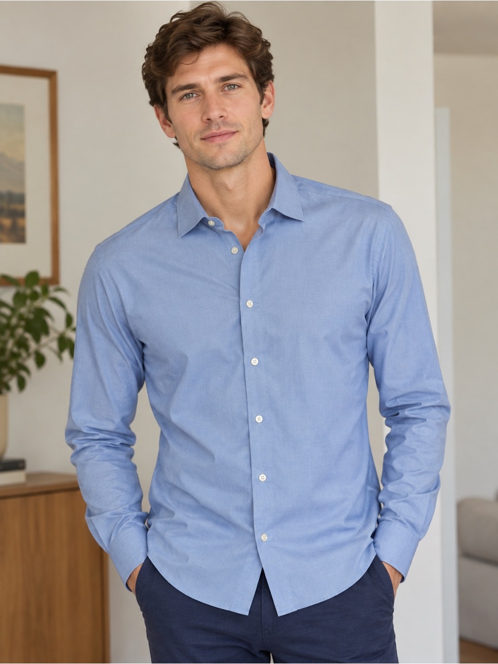 Calvin Klein Blue Dress Shirt